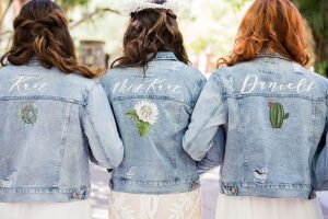 Customised Denim Jackets are Every Bride’s Must-Have this Year