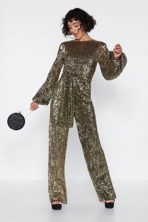 Why Sequin Jumpsuits Are All You Need This Holiday Season