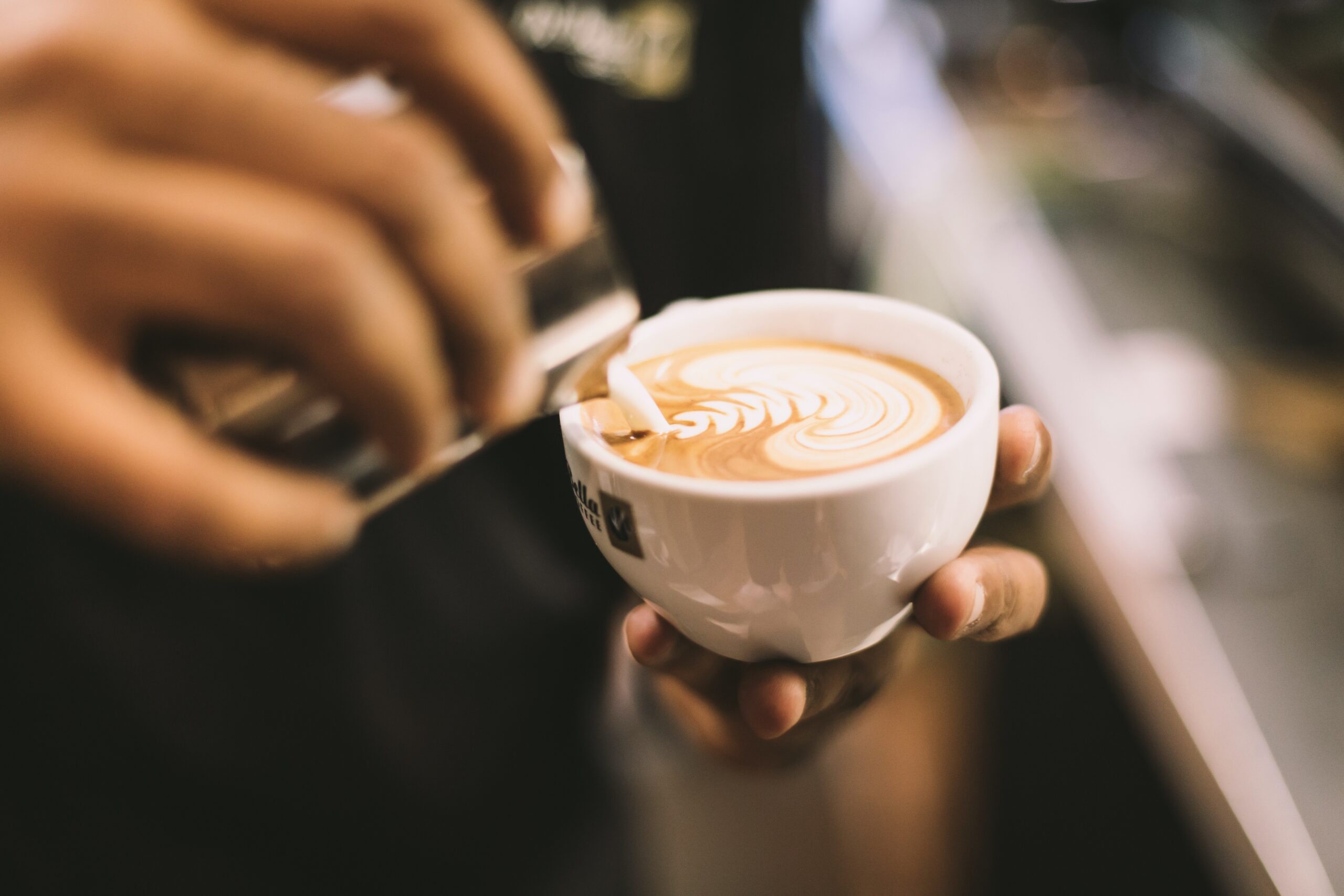 What are the 5 most important tools for a barista to make latte