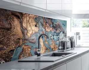 Transform Your Kitchen into a Work of Art with Digital Design Toughened Glass Splashbacks