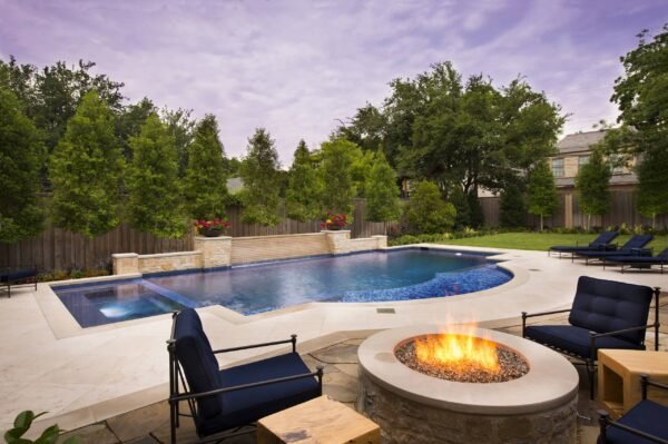 How Fire Features Transform Your Pool Area into a Stunning Oasis